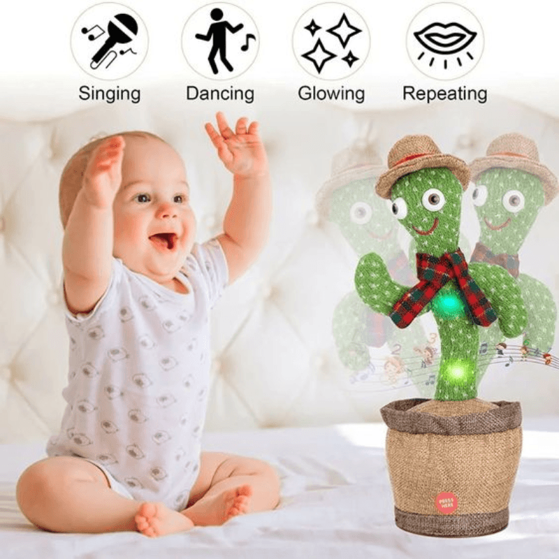 Voice-Recording Dancing Cactus Toy