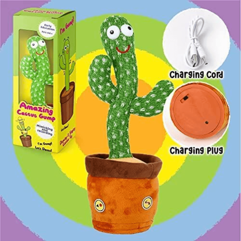 Voice-Recording Dancing Cactus Toy