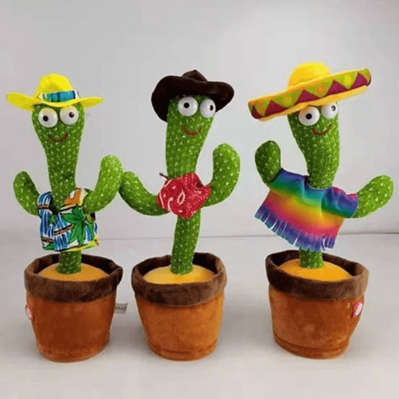 Voice-Recording Dancing Cactus Toy