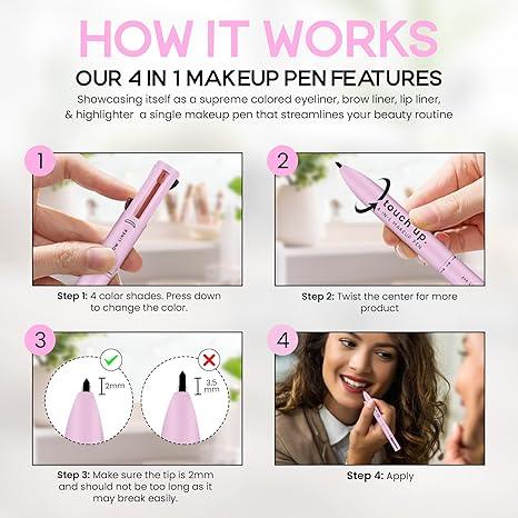 4 in 1 Makeup Pen