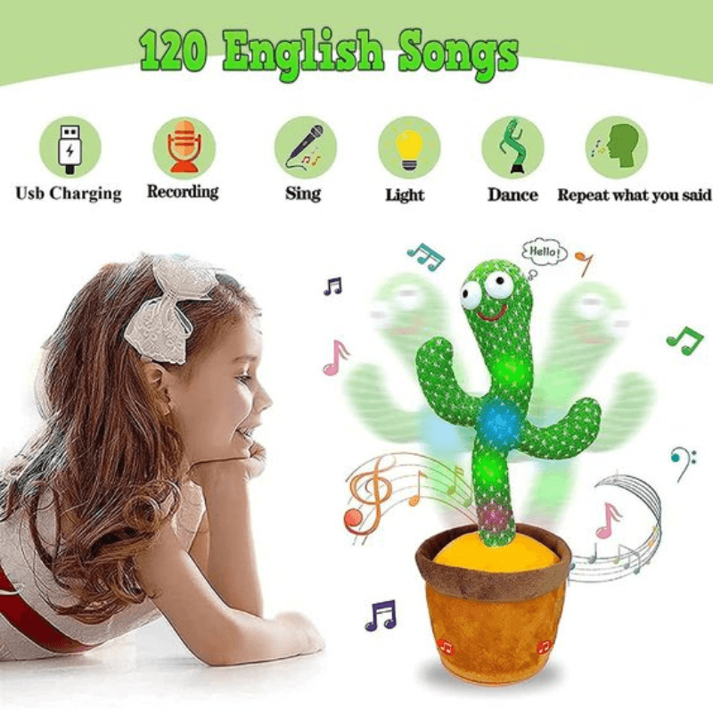 Voice-Recording Dancing Cactus Toy