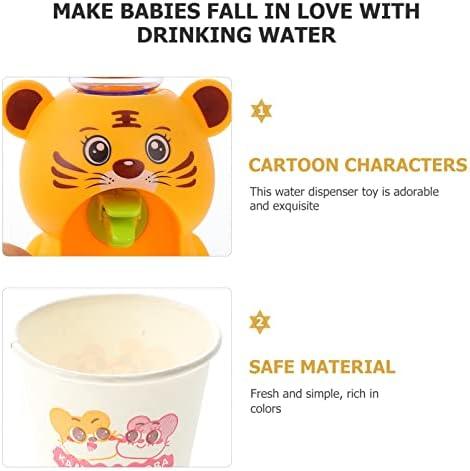 Mini Children's Water Dispenser Cartoon Pig Kitchen Toy