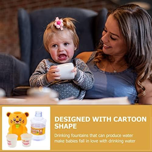 Mini Children's Water Dispenser Cartoon Pig Kitchen Toy