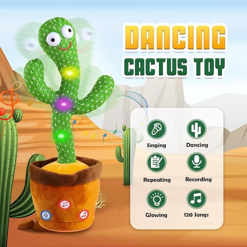 Voice-Recording Dancing Cactus Toy