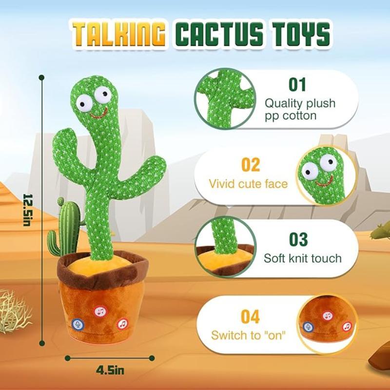Voice-Recording Dancing Cactus Toy
