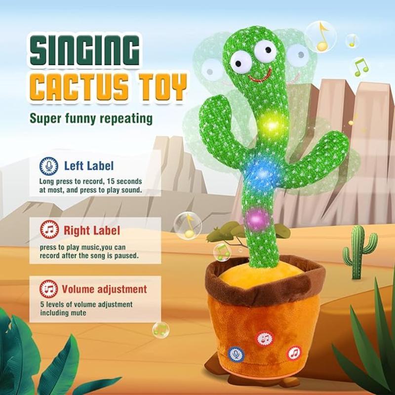 Voice-Recording Dancing Cactus Toy