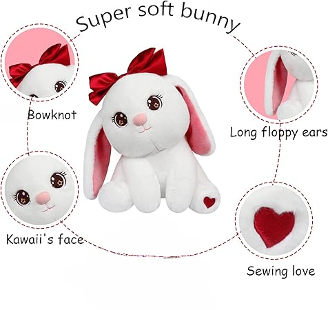 Fluffy & Soft Stuffed Animal Plush Toy For Kids – 22 Cm (random Color).