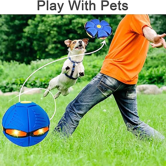 Magic Flying Saucer Frisbee Spinner Ball (random Color).